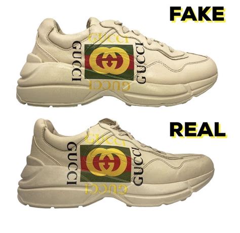 gucci rhyton sneakers real vs fake|gucci rhyton sneakers price.